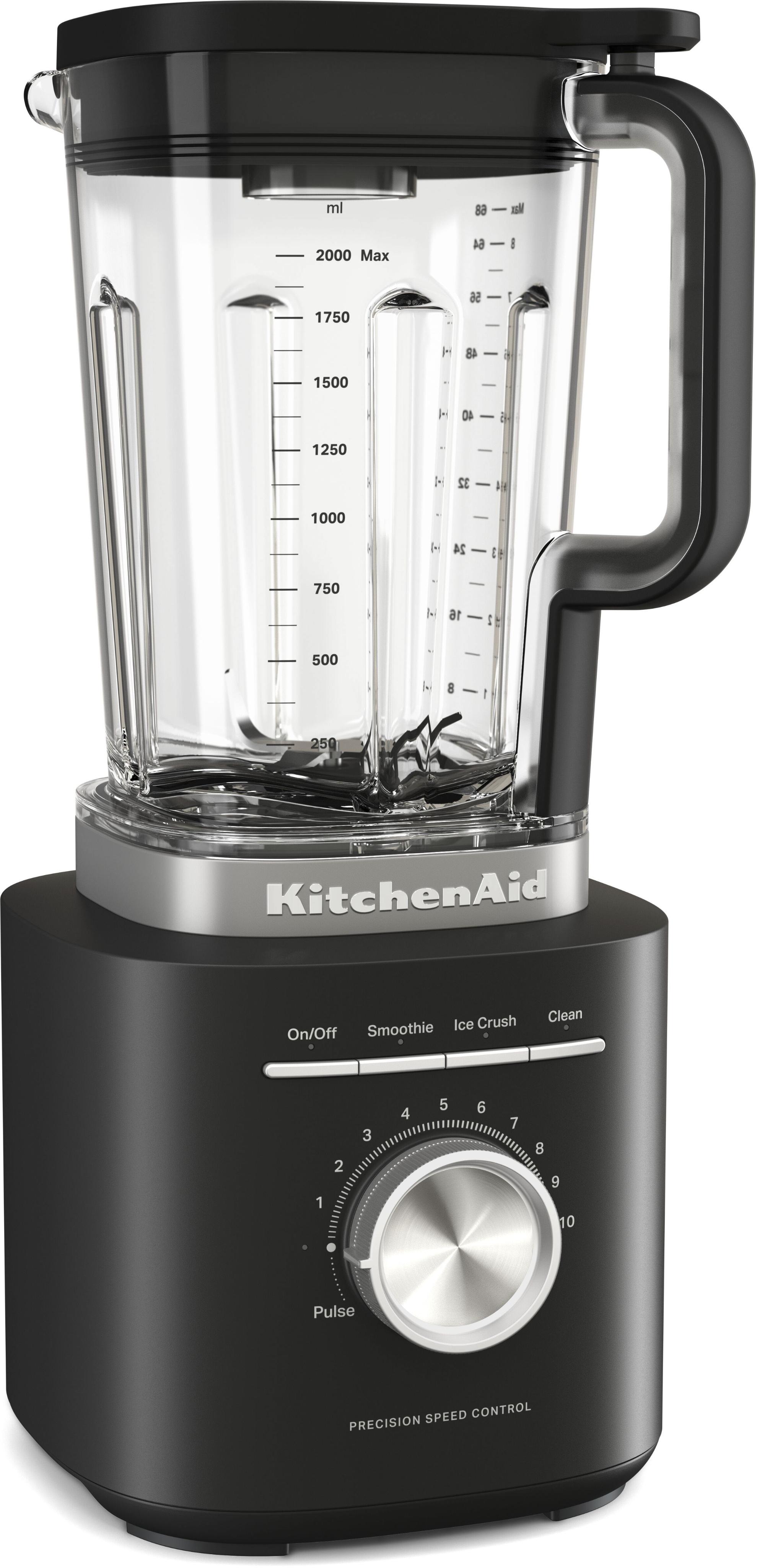 KITCHENAID Standmixer “5KSB2073EBM, schwarz matt”, matt, schwarz, B:26cm H:41,7cm T:30,2cm, Zerkleinerer