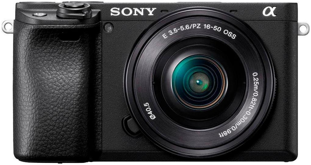 SONY Kompaktkamera “Alpha 6400 + 16-50mm Objektiv”, schwarz, B:12cm H:6,69cm T:5,97cm, Fotokameras, Topseller