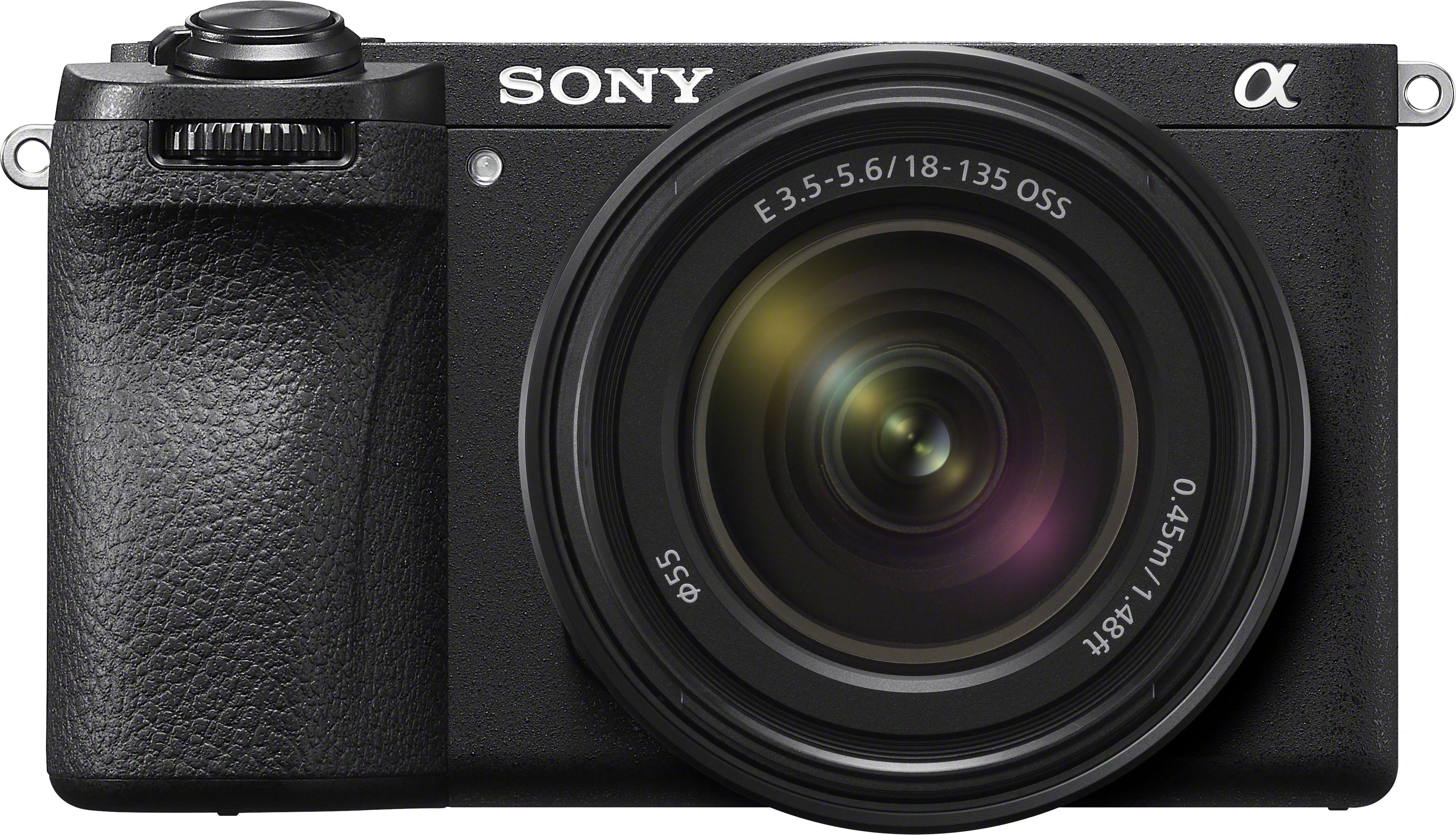 SONY Systemkamera “Alpha ILCE-6700 + 18–135-mm-Objektiv”, schwarz, B:12,2cm H:7,51cm T:6,9cm, Fotokameras