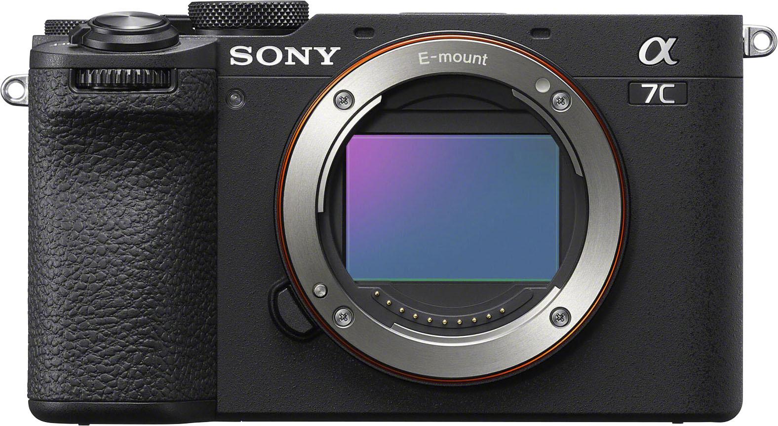 SONY Systemkamera “ILAlpha 7C II”, schwarz, B:12,4cm H:7,11cm T:6,34cm, Fotokameras