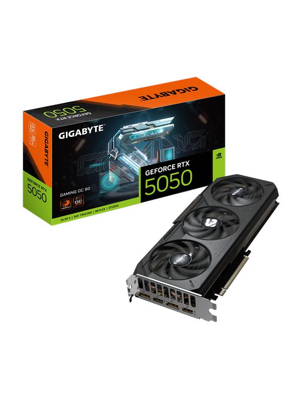 GIGABYTE GeForce RTX 5050 GAMING OC - 8GB GDDR6 RAM - Grafikkarte