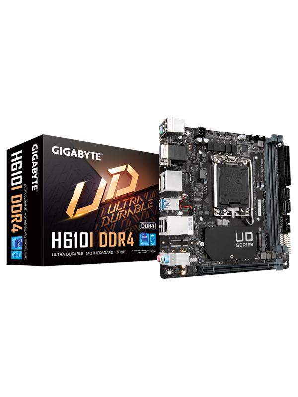 GIGABYTE H610I DDR4 Mainboard - Intel H610 - Intel LGA1700 socket - DDR4 RAM - Mini-ITX