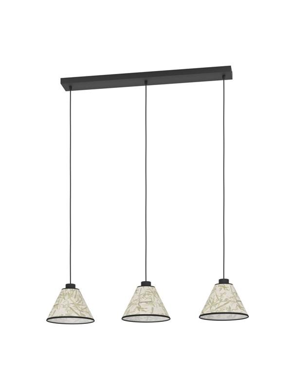 EGLO OXPARK LONG TABLE L920 3XE27 BAMBUS LEAF LIGHT