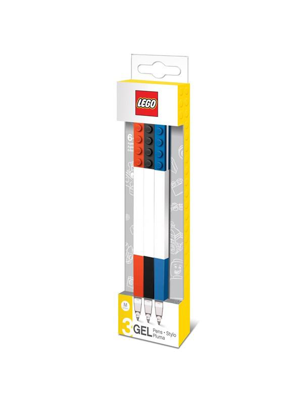 LEGO Stationery Gel pens 3 pcs. Red Blue & Black