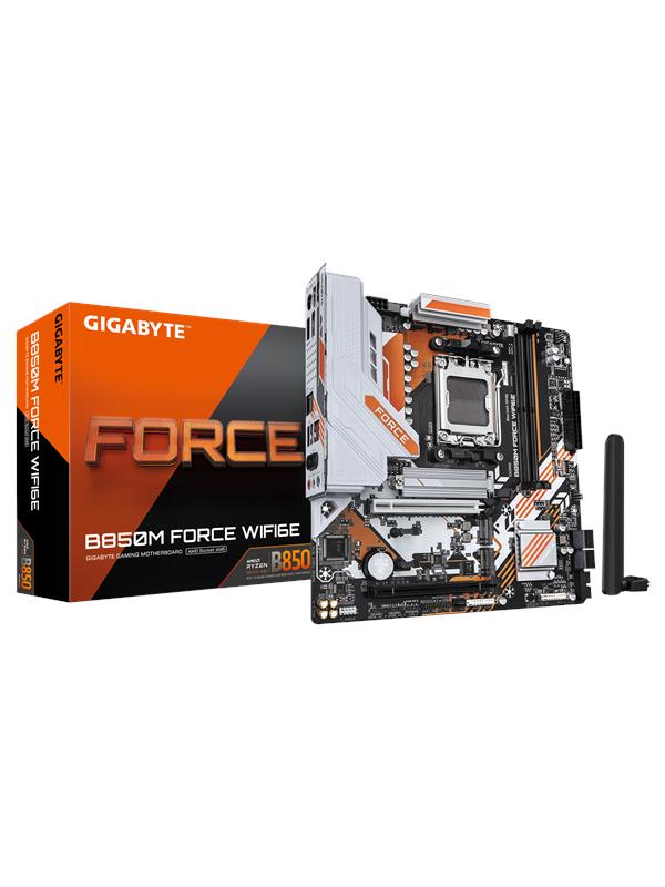 GIGABYTE B850M FORCE WIFI6E Mainboard - AMD B850 - AMD AM5 socket - DDR5 RAM - Micro-ATX