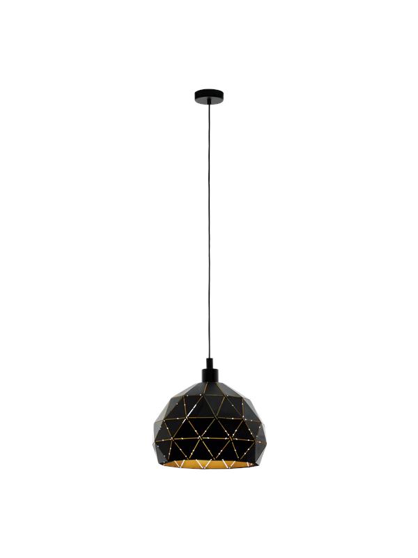 EGLO ROCCAFORTE Hängeleuchte, schwarz, gold
