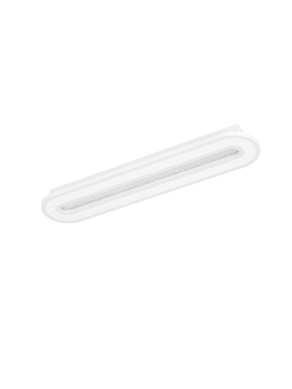 EGLO MACCHIONI DECKE 550X120 CCT 2360LM DIMMPB. WEISS MIT KRISTALL-EFFUS.