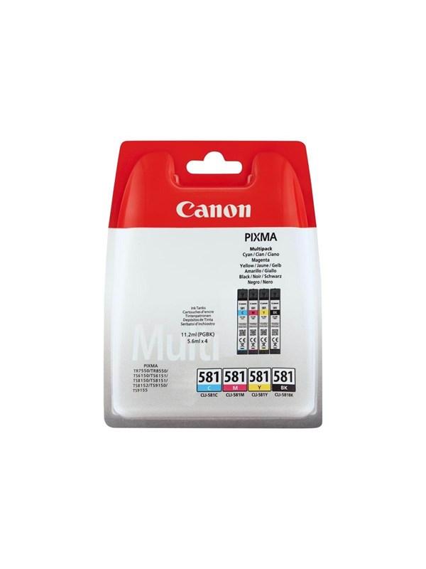 Canon CLI-581 / 2103C006 BK/C/M/Y Multi Pack - Tintenpatrone Cyan