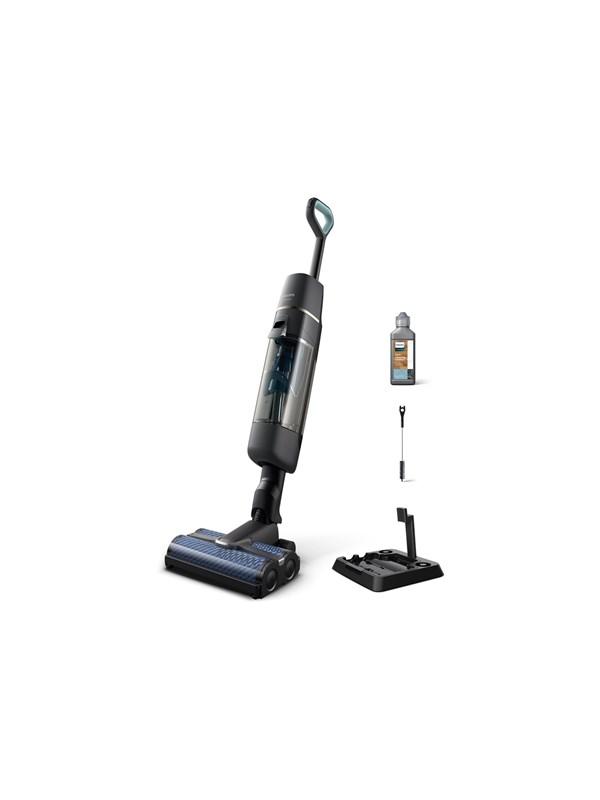 Philips Handstaubsauger AquaTrio 7000 Series XW7110 - floor cleaner - cordless - stick - dark gray/champagne