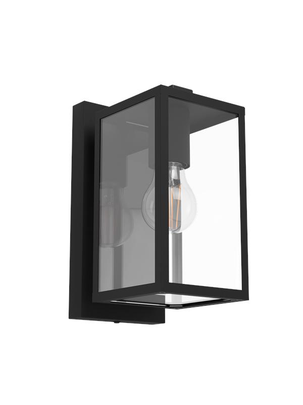 EGLO BUDRONE outdoor wall lamp black