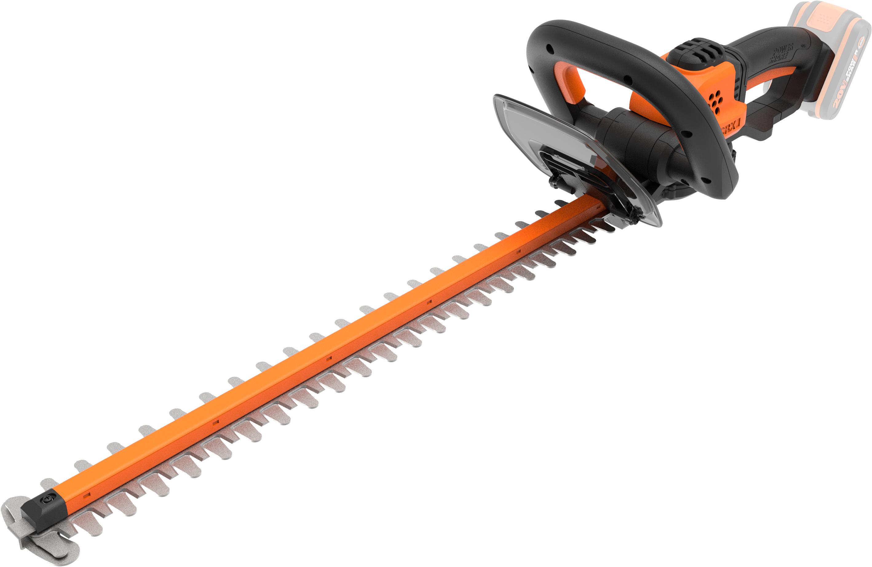 Akku-Heckenschere WORX “WG264E.9”, schwarz, Gartenscheren-Maschinen, 56 cm Schnittlänge, Doppel-Klinge, ohne Akku und Ladegerät