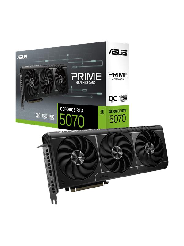 ASUS GeForce RTX 5070 Prime OC - 12GB GDDR7 RAM - Grafikkarte