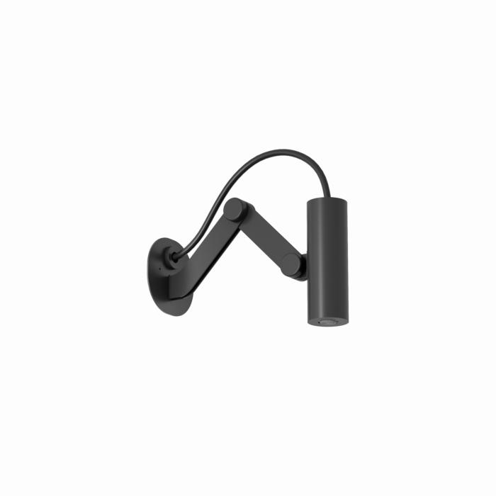 Kludi ASANA Tubeflex Mini-Kopfbrause 6921039-00 Verstellbar Wandmontage Mattschwarz