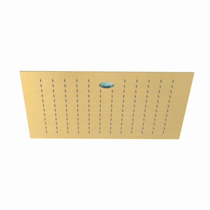 Kludi ASANA Kopfbrause 69430N0-00 44 x 44 cm, SummerRain/Ambience Light Brushed Gold
