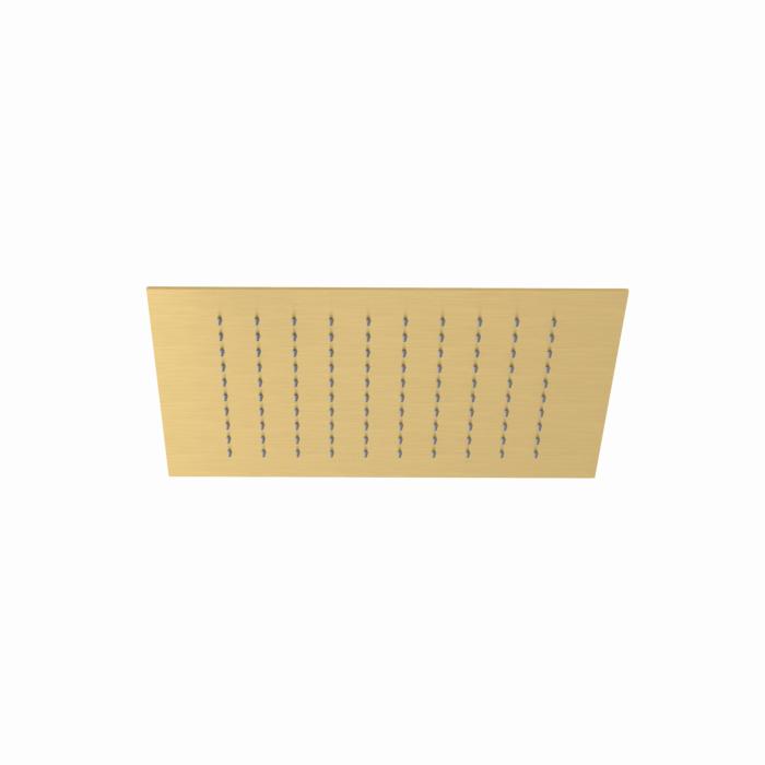 Kludi ASANA Kopfbrause 69400N0-00 340 x 340 mm mit Sommerregen Brushed Gold PVD