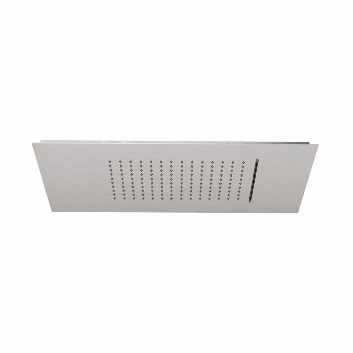 Kludi ASANA Kopfbrause 69450N5-00 600 x 300 mm Regen & Wasserfall St. Brushed Nickel