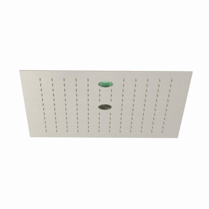 Kludi ASANA Kopfbrause 69440N5-00 44x44 cm, CleanJet SummerRain/Ambience Light St. Brushed Nickel