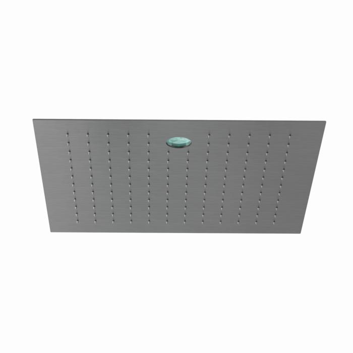 Kludi ASANA Kopfbrause 69430N2-00 44x44 cm, SummerRain/Ambience Light Brushed Gunmetal