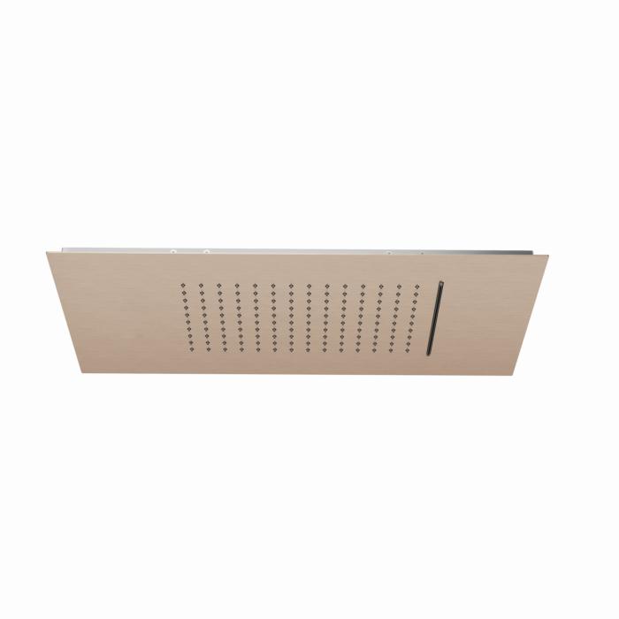 Kludi ASANA Kopfbrause 69450N1-00 600 x 300 mm Regen & Wasserfall Brushed Bronze PVD