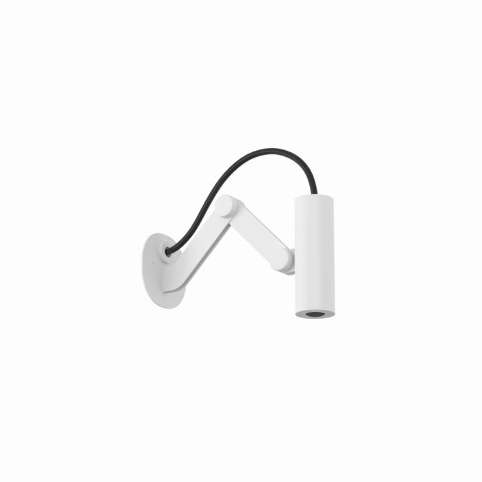 Kludi ASANA Tubeflex Mini-Kopfbrause 6921053-00 Verstellbar Wandmontage Mattweiß