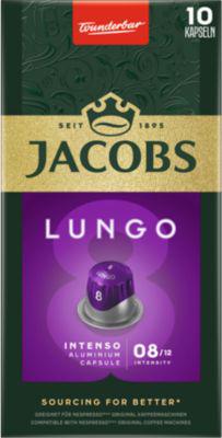 Jacobs Lungo 8 Classico Kaffeekapseln, Röstkaffee, 10 x 52 g, Nespresso®-kompatibel, UTZ-zertifiziert