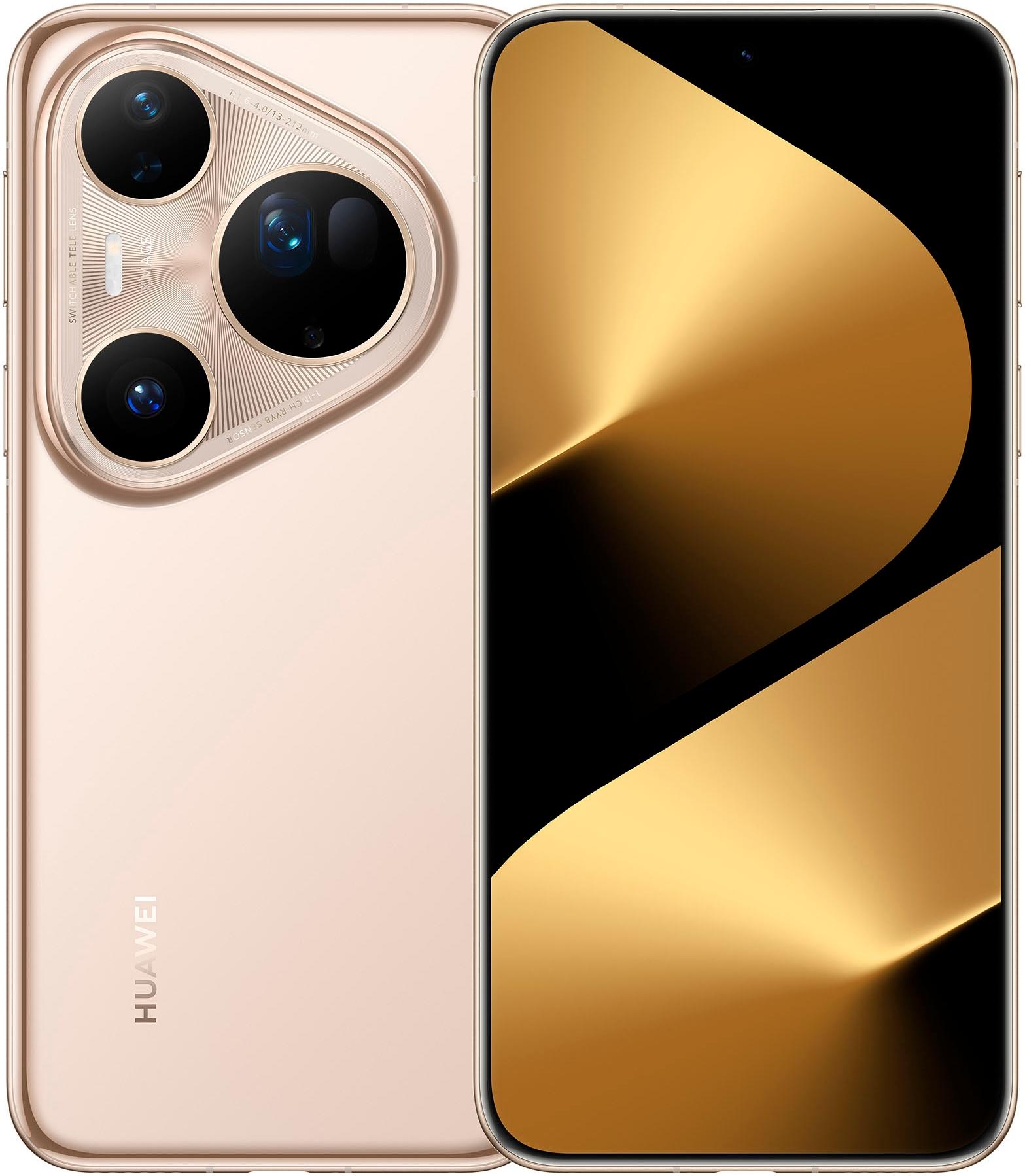 HUAWEI Smartphone "Pura 80 Ultra", Energieeffizienz: C (A-G), rosa (gold), 512 GB, Mobiltelefone