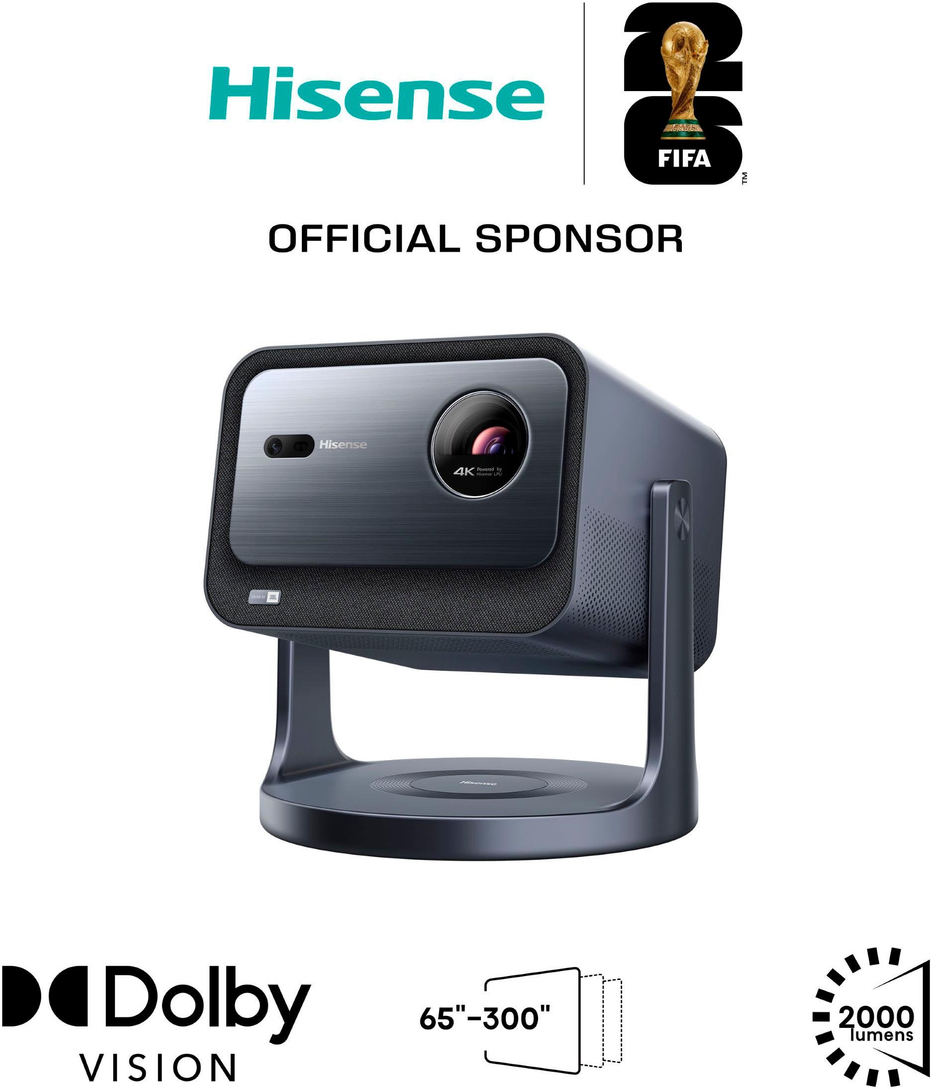 HISENSE Mini-Beamer “C2”, grau, B:24,6cm H:25,2cm T:24,6cm, Beamer, Topseller
