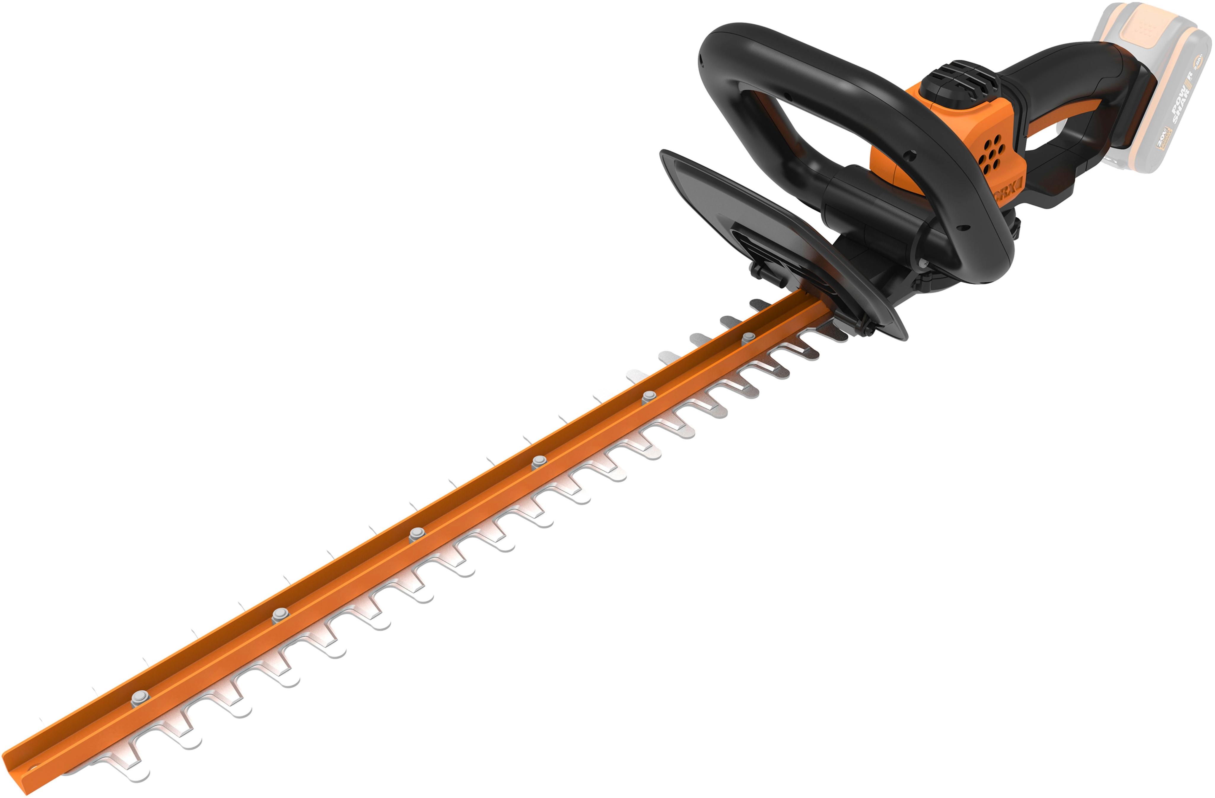 Akku-Heckenschere WORX “WG261E.9”, schwarz, Gartenscheren-Maschinen, 44 cm Schwertlänge, 16 mm Zahnabstand, ohne Akku und Ladegerät