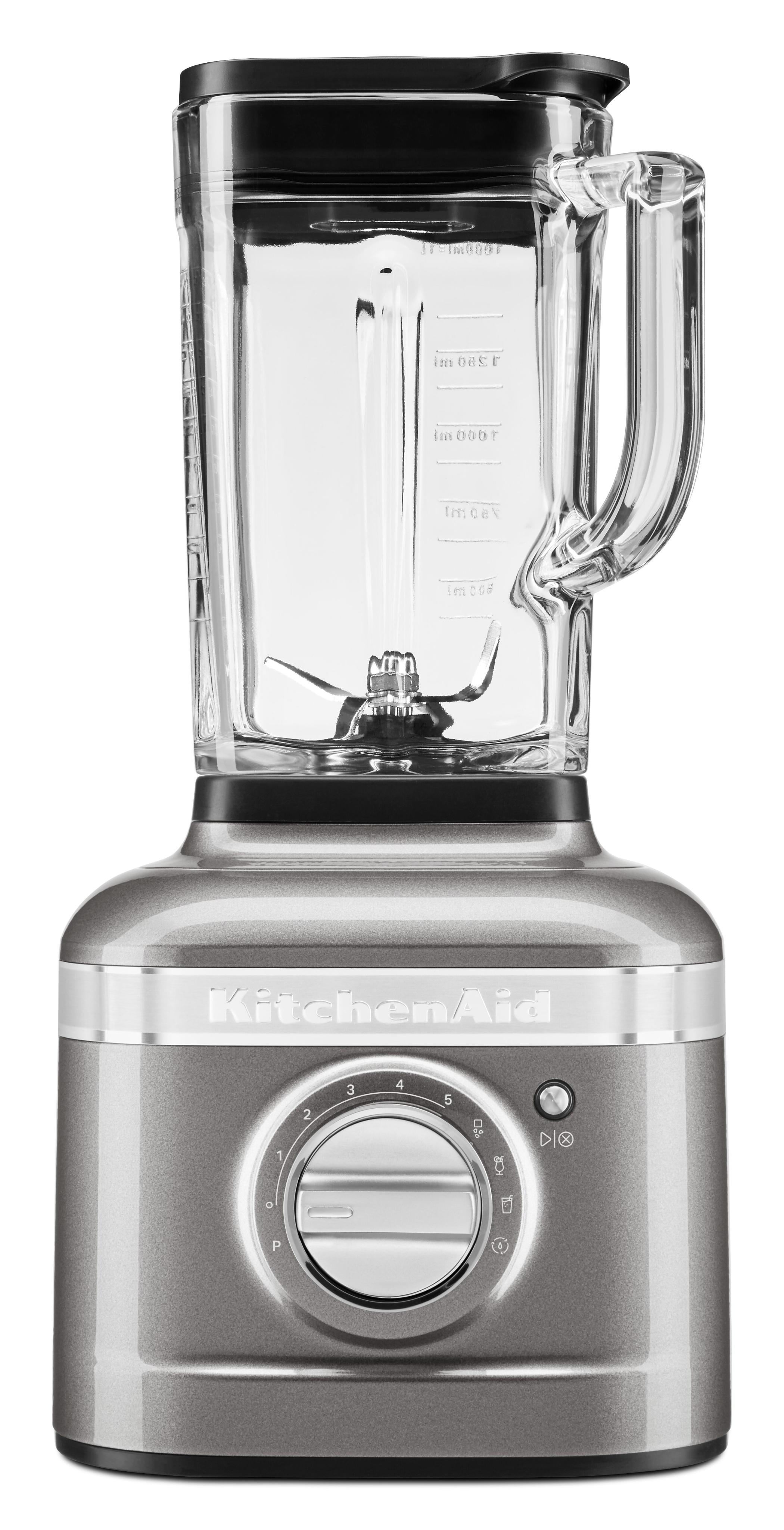 KITCHENAID Standmixer “5KSB4026EMS Medallion Silber”, silber (medallion silber), B:19,28cm H:40,1cm T:22,91cm, Zerkleinerer