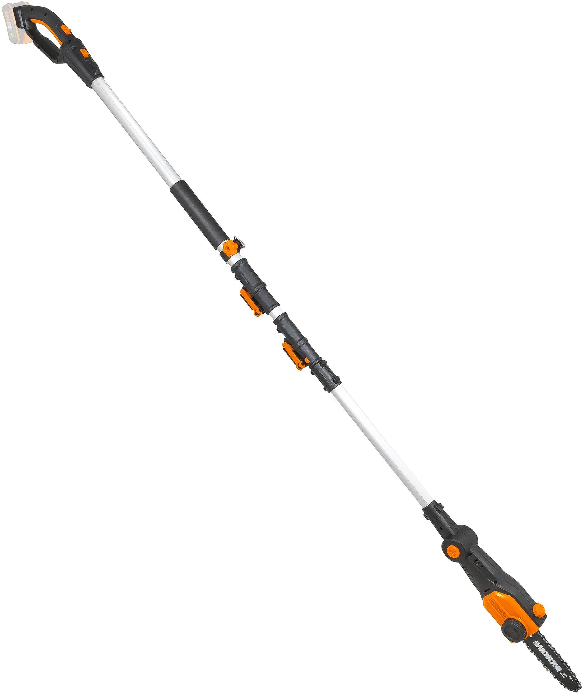 Akku-Hochentaster WORX “WG349E.9”, schwarz, Gartenscheren-Maschinen, 20 cm Schwertlänge, ohne Akku und Ladegerät
