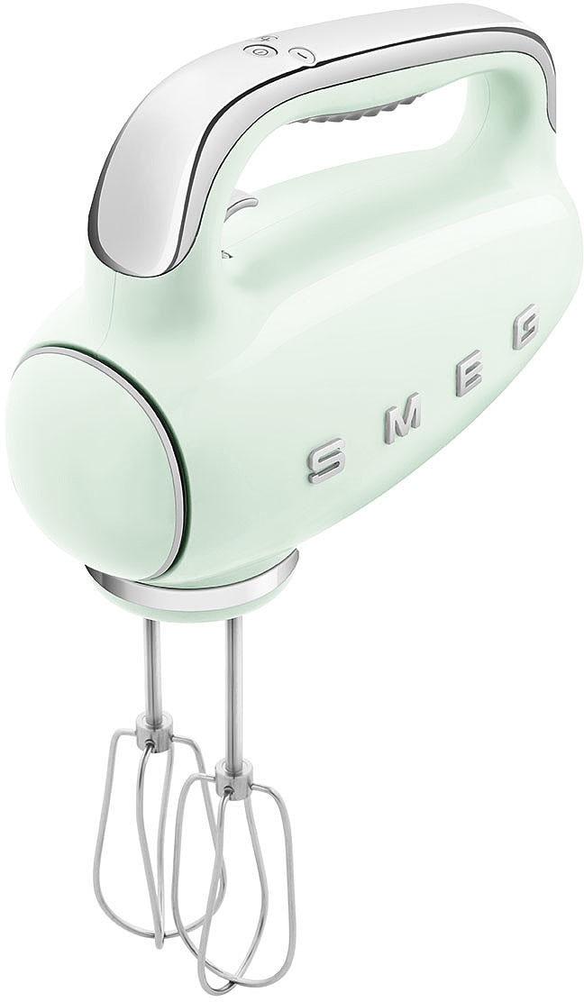 SMEG Handmixer “HMF01PGEU Pastellgrün”, grün (pastellgrün), B:21,9cm H:37,8cm T:22,1cm, Mixer