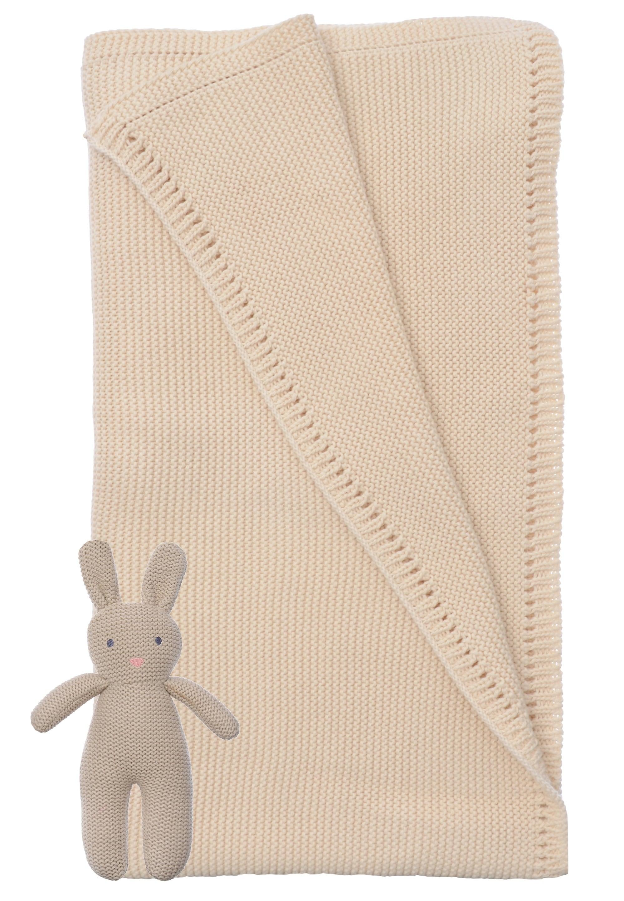 Erstausstattungspaket LILIPUT, Mädchen, beige, 100% Baumwolle, KOB Set-Artikel Erstausstattungspaket, mit niedlichem Strickhasen