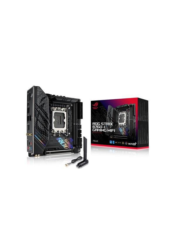 ASUS ROG STRIX B760-I GAMING WIFI (V2) Mainboard - Intel B760 - Intel LGA1700 socket - DDR5 RAM - Mini-ITX