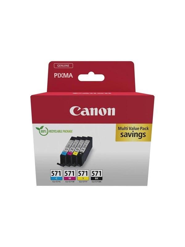 Canon CLI-571 / 0386C008 C/M/Y/BK Multi - Tintenpatrone Cyan