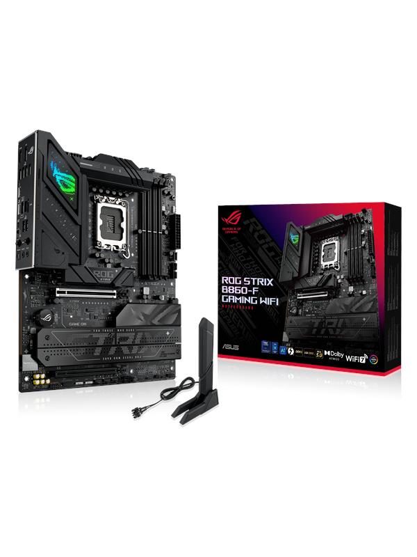 ASUS ROG STRIX B860-F GAMING WIFI Mainboard - Intel B860 - Intel LGA1851 socket - DDR5 RAM - ATX