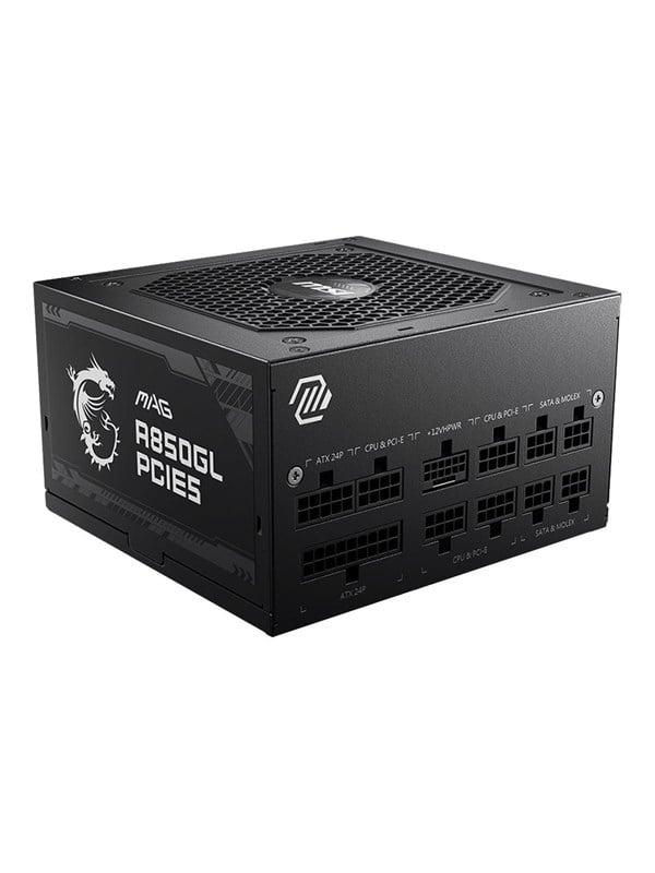 MSI MAG A850GL PCIE5 Netzteile - 850 Watt - 120 mm - ATX 3.0 - 80 Plus Gold zertifiziert