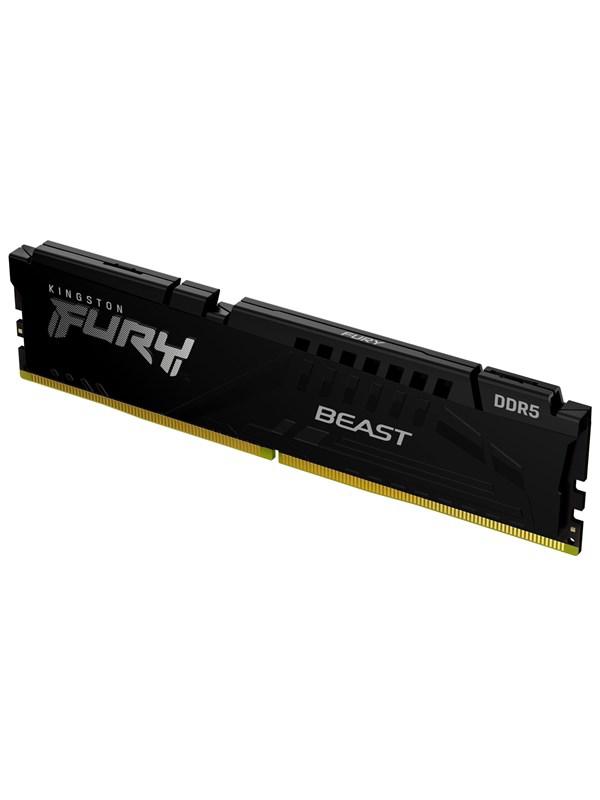 Kingston FURY Beast DDR5-5600 - 16GB - CL40 - Single Channel (1 pcs) - Intel XMP - Schwarz