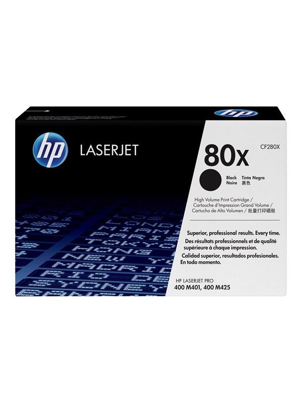HP 80X / CF280X - High Capacity - Black Toner - Tonerpatrone Schwarz