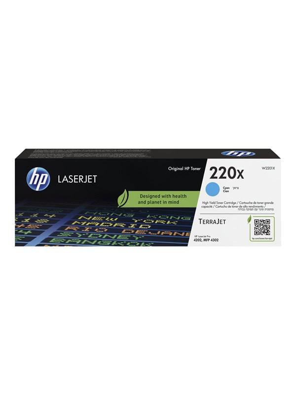 HP 220X / W2201X - High Yield - Cyan Toner - Tonerpatrone Cyan