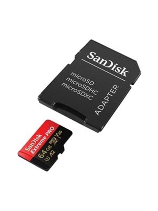 SANDISK Extreme Pro microSD/SD - 200MB/s - 64GB