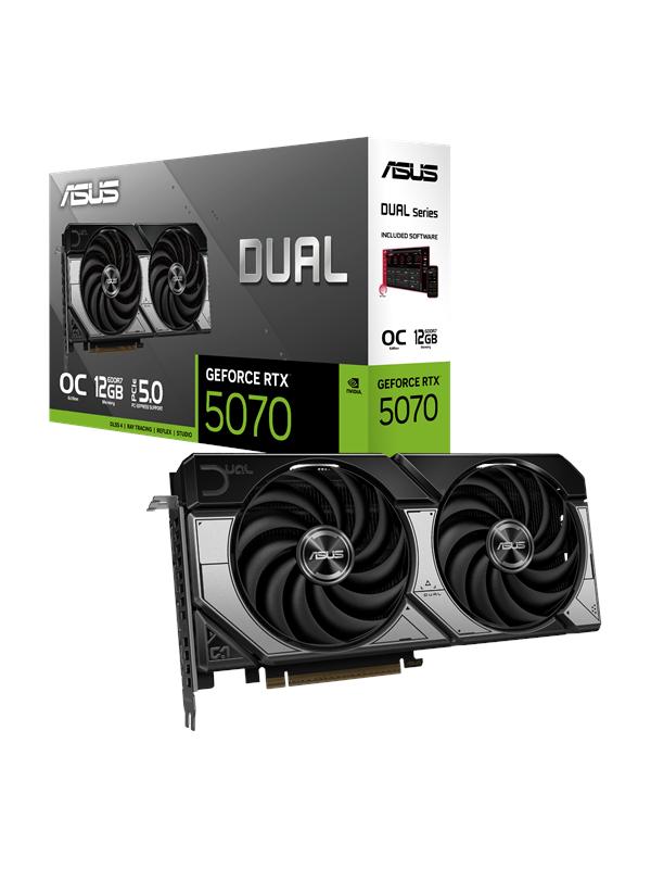 ASUS GeForce RTX 5070 DUAL OC - 12GB GDDR7 RAM - Grafikkarte
