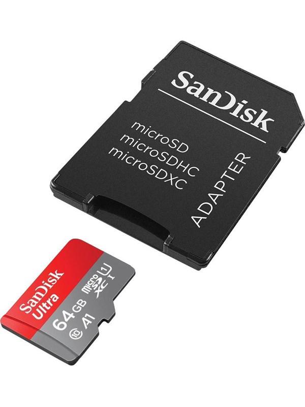 SANDISK Ultra microSD/SD - 140MB/s - 64GB