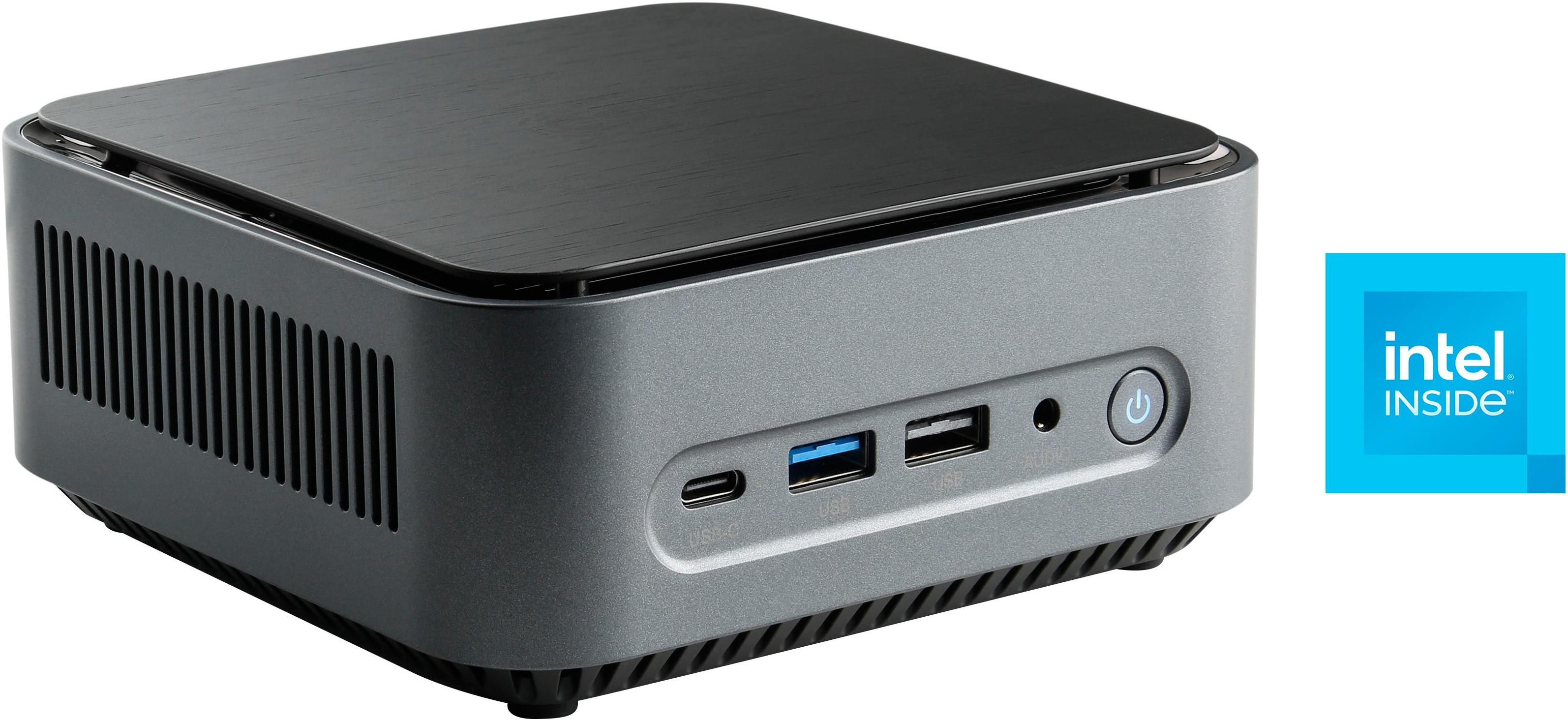 CSL Mini-PC "Narrow Box Premium", schwarz, Microsoft Windows 11 Home, UHD Graphics, 32 GB RAM 500 GB SSD, Desktop-PCs