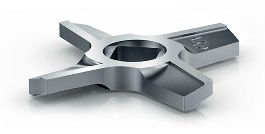 BOSCH Schneidmesser “Doppelseitiges Edelstahlmesser, für Fleischwolf MultiPower Serie 4”, silber, Küchenmaschinen-Einsätze, hohe