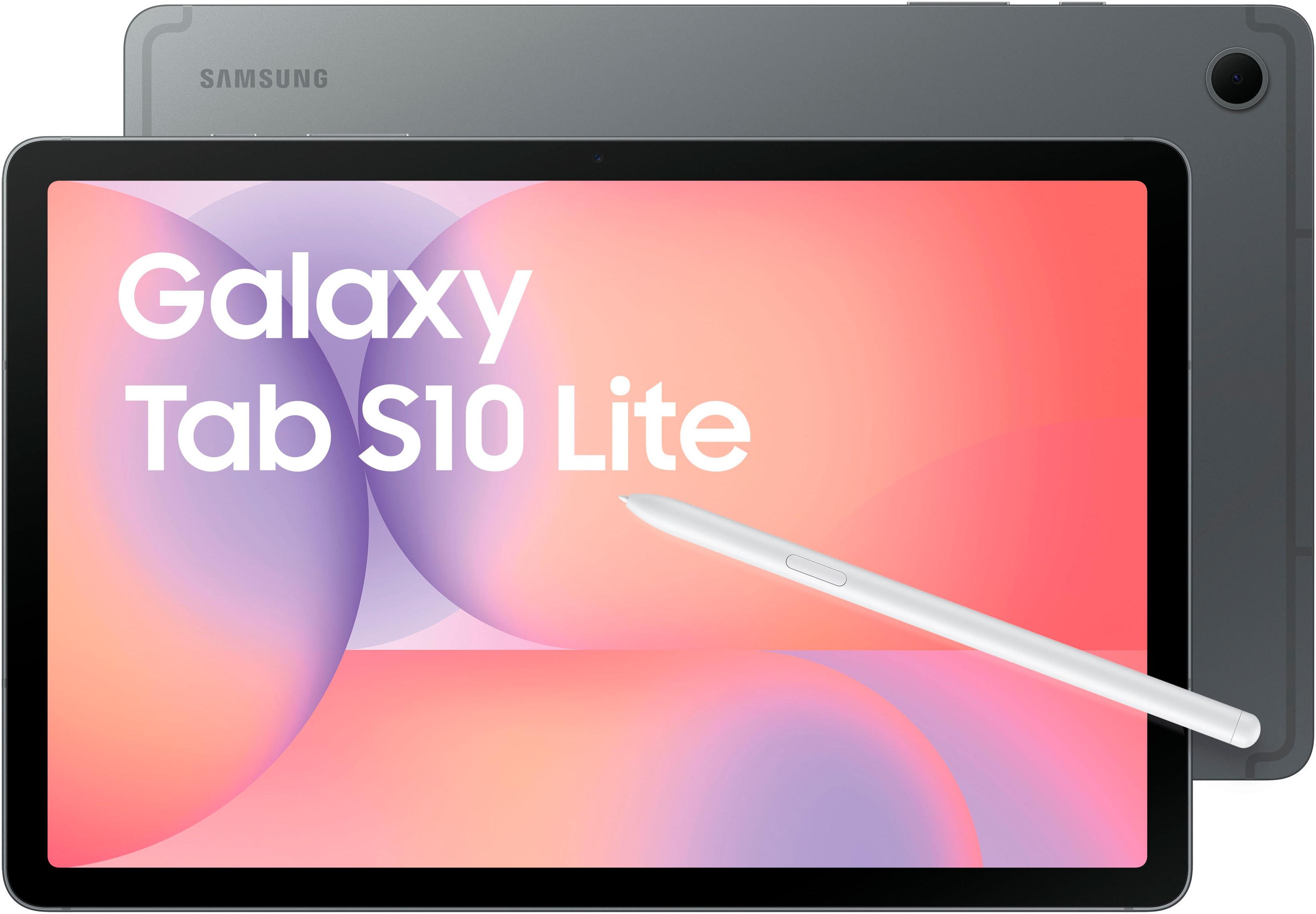 SAMSUNG Tablet "Galaxy Tab S10 Lite", Energieeffizienz: F (A-G), grau, 128 GB, ohne eSIM, Tablets_EBookReader