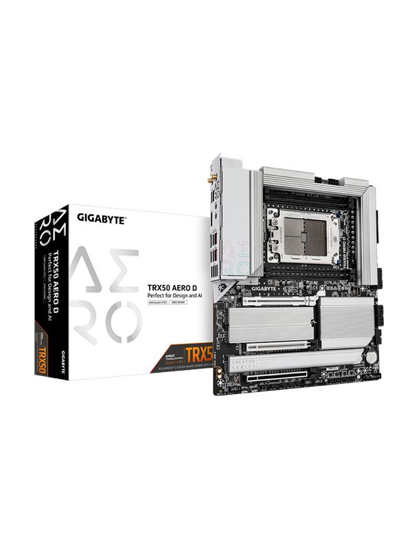 GIGABYTE TRX50 AERO D Mainboard - AMD TRX50 - AMD sTR5 socket - DDR5 RAM - Extended ATX
