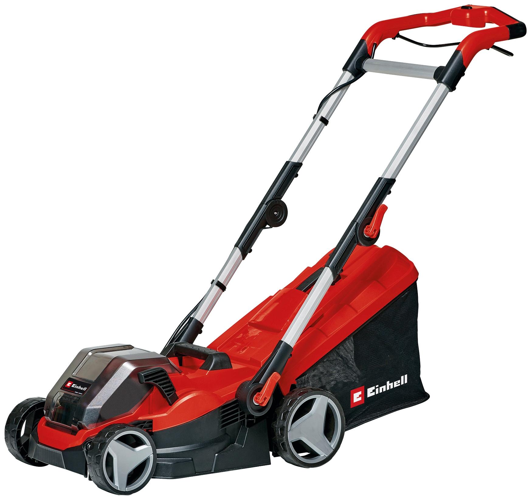 Akkurasenmäher EINHELL “GE-CM 36/34-1 Li-Solo”, rot, B:37cm H:89,5cm T:133cm, Rasenmäher