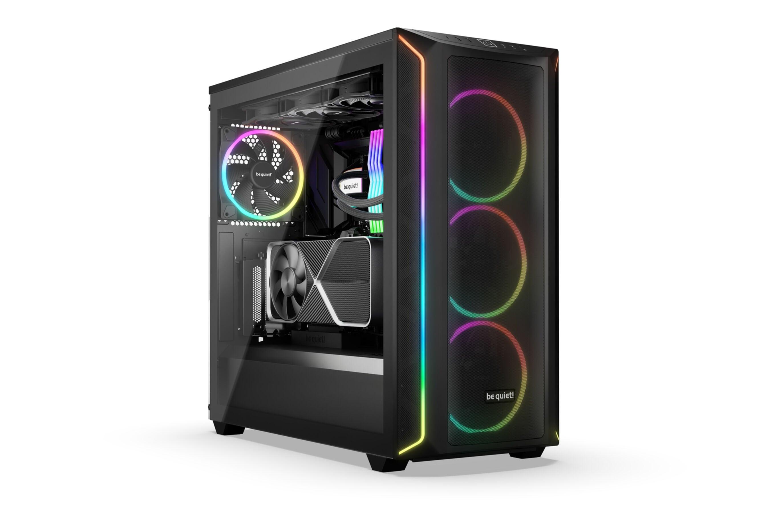 BE QUIET PC-Gehäuse "Shadow Base 800 FX Black", schwarz, B:31,9cm H:62,8cm T:57,5cm, Computergehäuse
