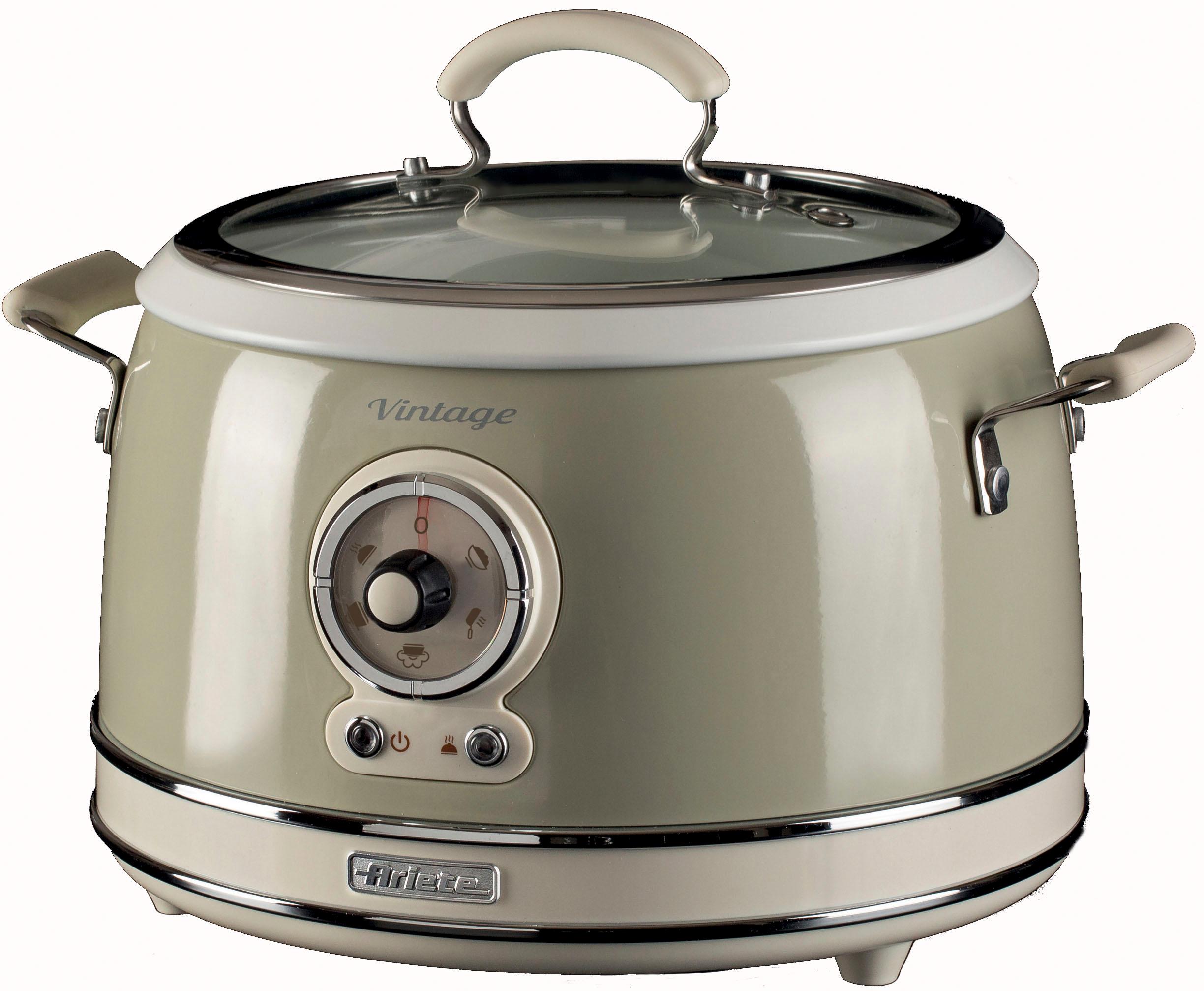 ARIETE Multikocher “2904CR”, beige, B:27,5cm H:25,5cm T:32cm, Küchenmaschinen, Slowcooker/Reiskocher