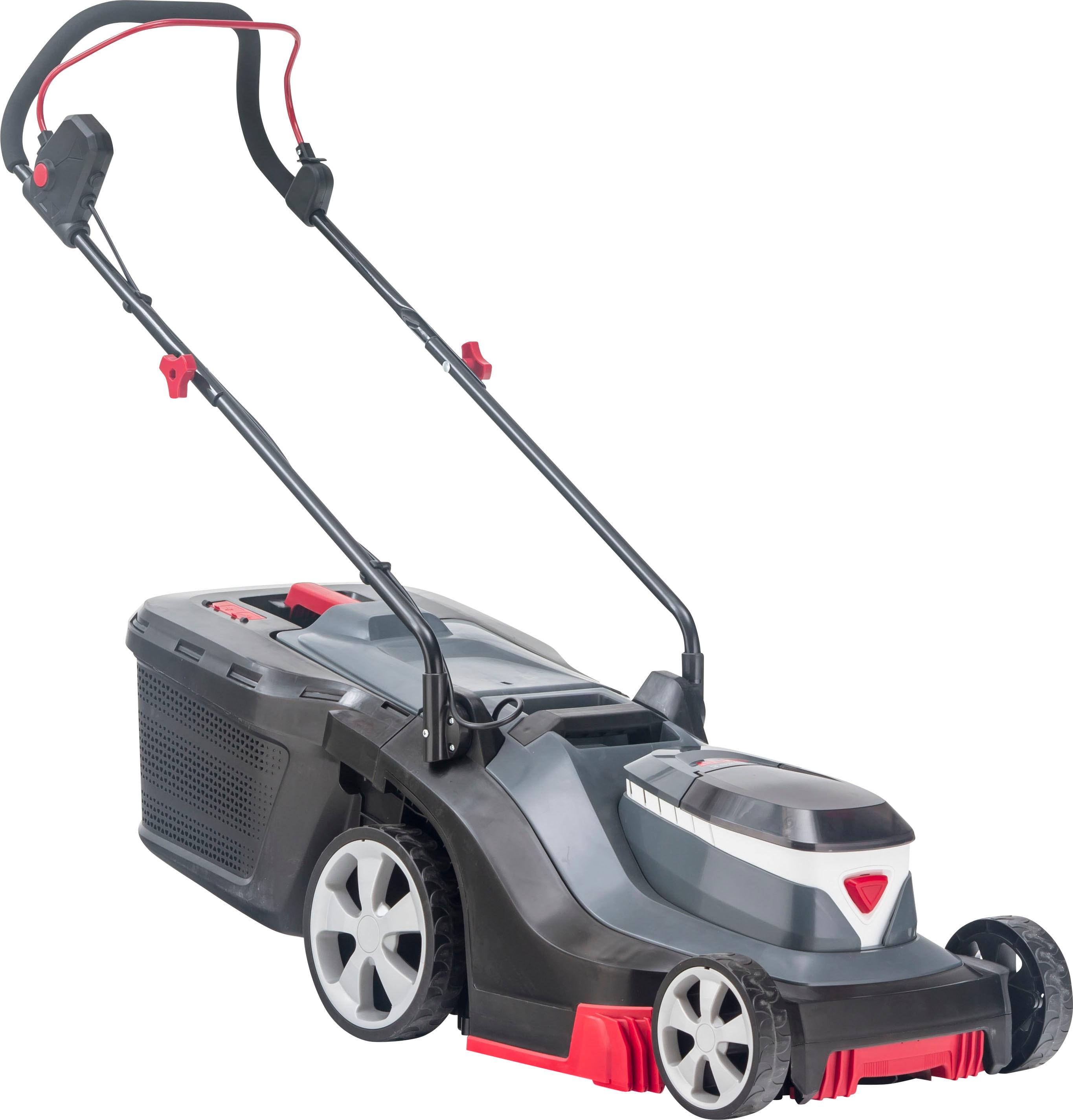 Akkurasenmäher AL-KO “HOME AND GARDEN COMPATIBLE 3.82 Li Easy”, grau, Rasenmäher, 38 cm Schnittbreite, ohne Akku